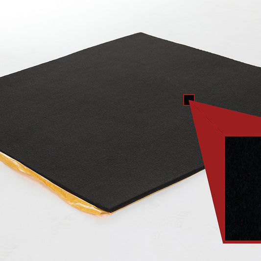 Filz selbstklebend ca. 2 mm stark, Farbe: schwarz, Rollenbreit: 100 cm