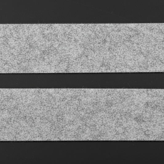Antirutsch-Filzstreifen ca. 2 mm stark, 480 mm x 80 mm, Farbe: grau-meliert, Restposten