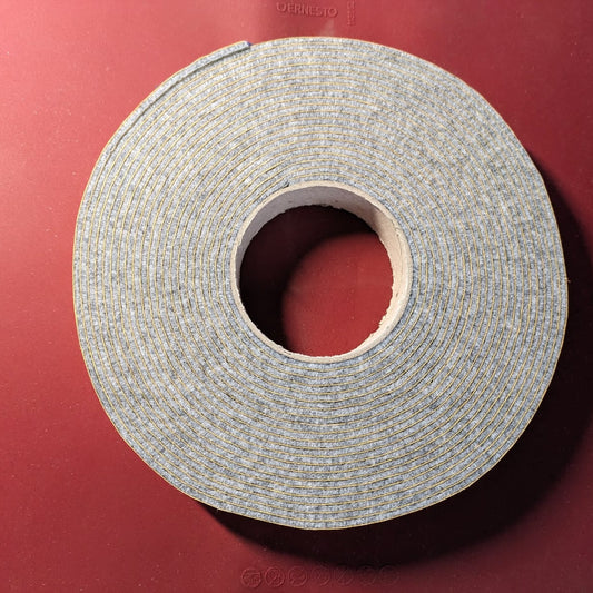 Filzrolle doppelseitig selbstklebend, 3 mm stark, 30 mm breit, Farbe: meliert, Rollenlänge: ca. 10 m