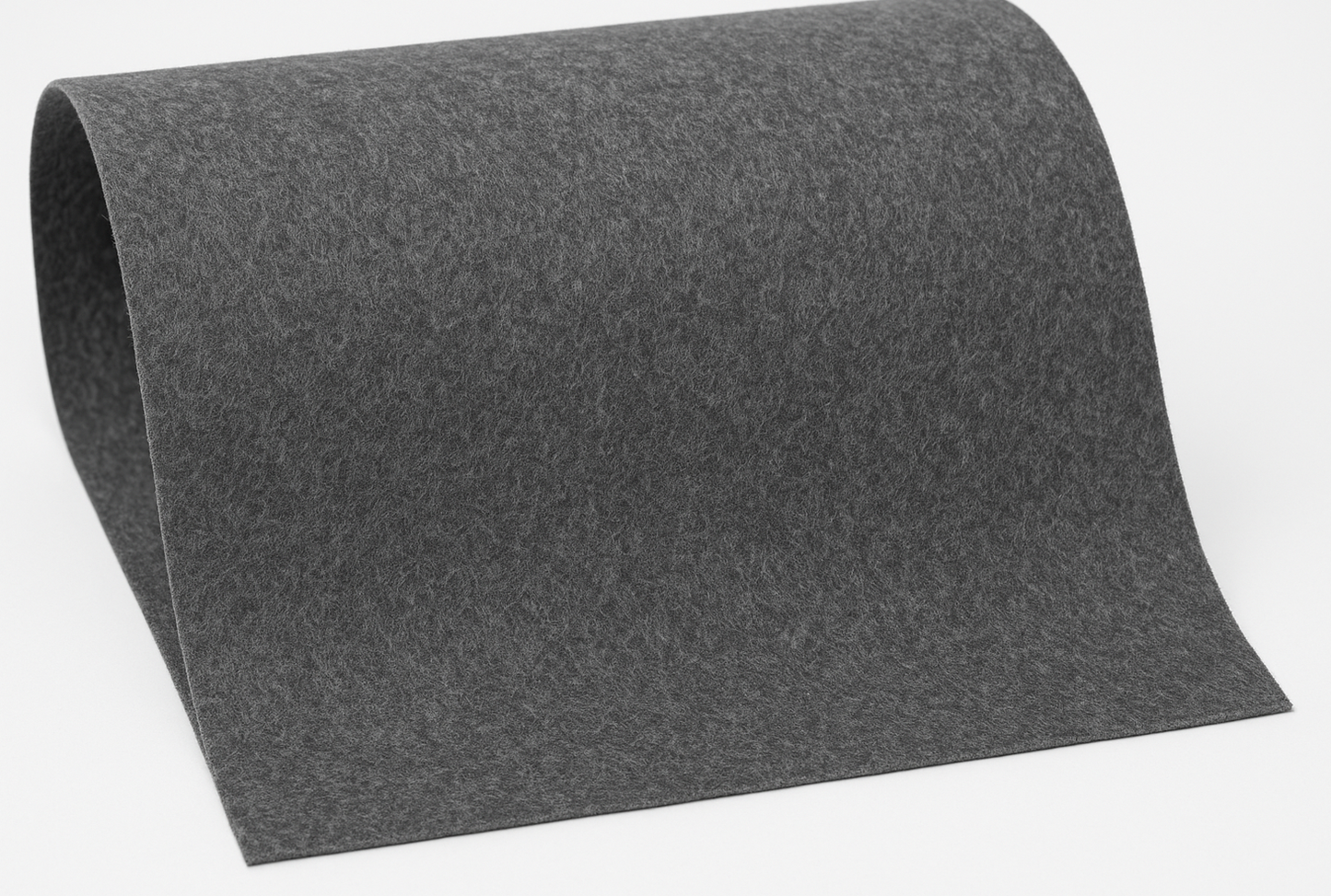 Nadelvlies, 0,5 mm stark, 150 cm breit, 10 m, Fb. anthrazit-grau meliert, ohne Kleber