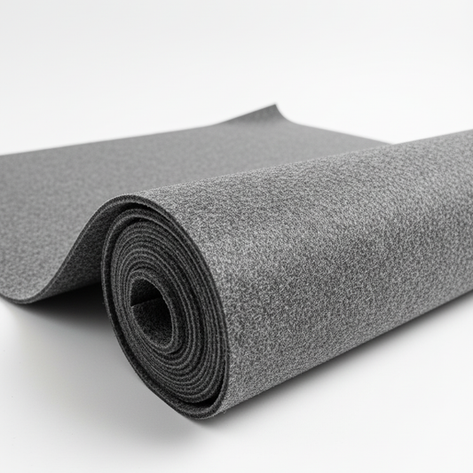 Filz Stückware Antirutsch-Beschichtung ca. 5 mm stark, 60 cm x 100 cm, Farbe: anthrazit