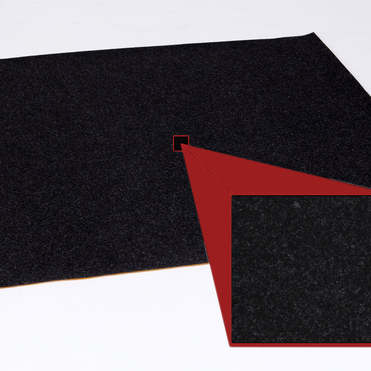 Filz, ca. 1,5-2 mm stark, selbstklebend, Fb. anthrazit, RB: 150 cm, RL: 100 cm
