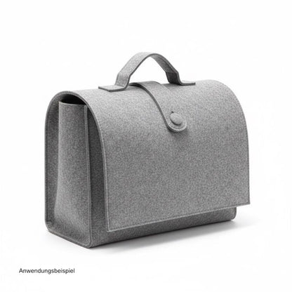 Filz 3 mm ohne Kleber Grau-meliert 50 cm lang  190 cm breit