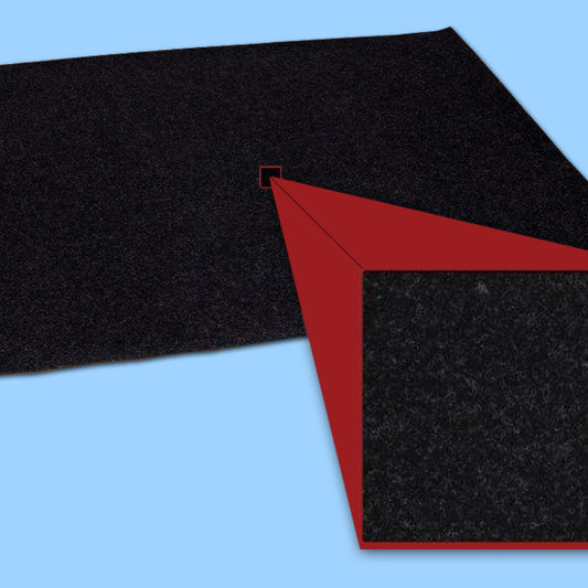 Filz, ca. 3,5 mm stark, Fb. anthrazit, RB: 100 cm, selbstklebend