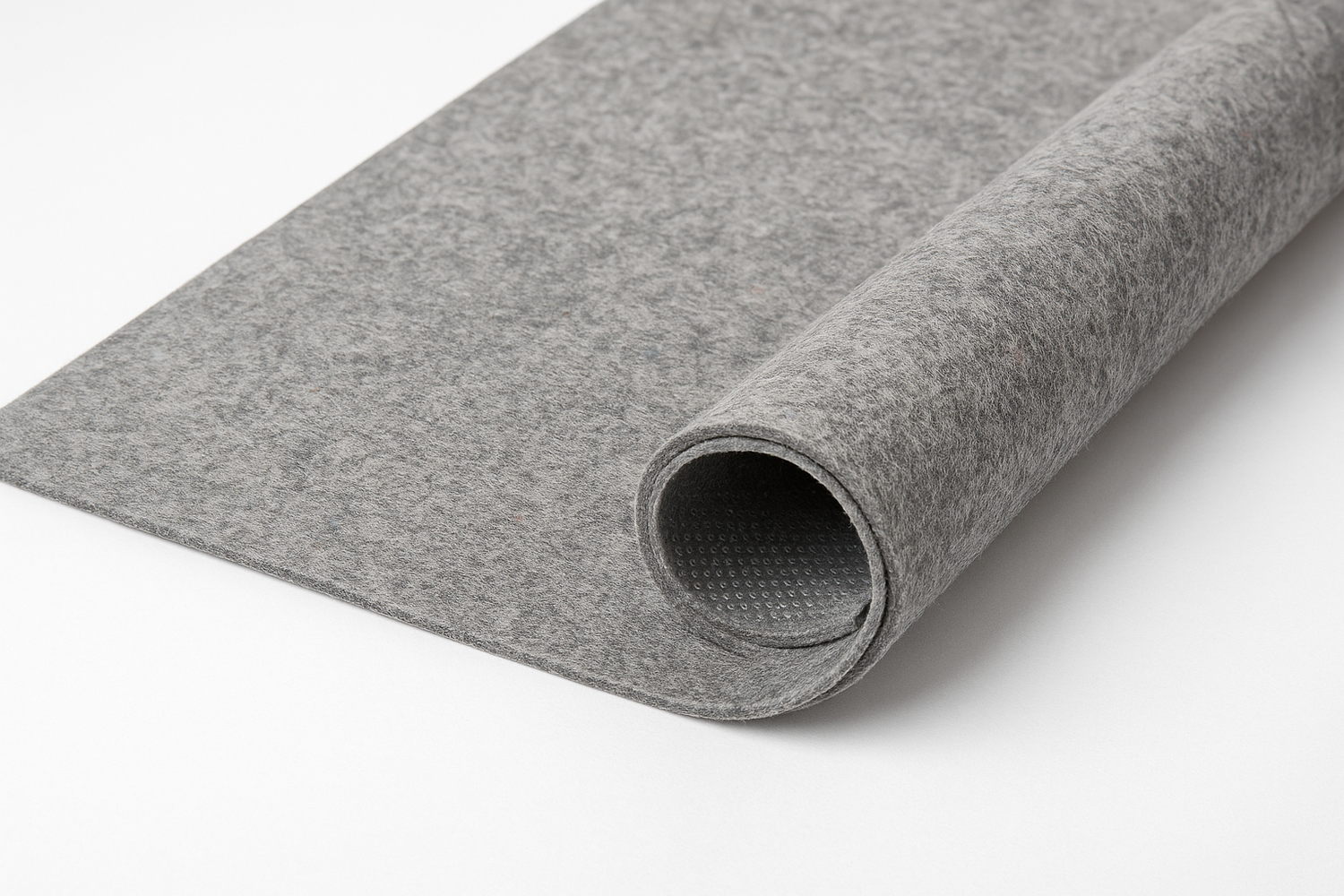 Filz antirutsch grau-meliert, 2 mm stark