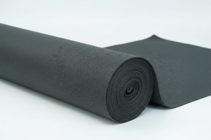 Filz flammhemmend, Stückware, anthrazit, 3 mm stark, 100 cm breit, ohne Kleber