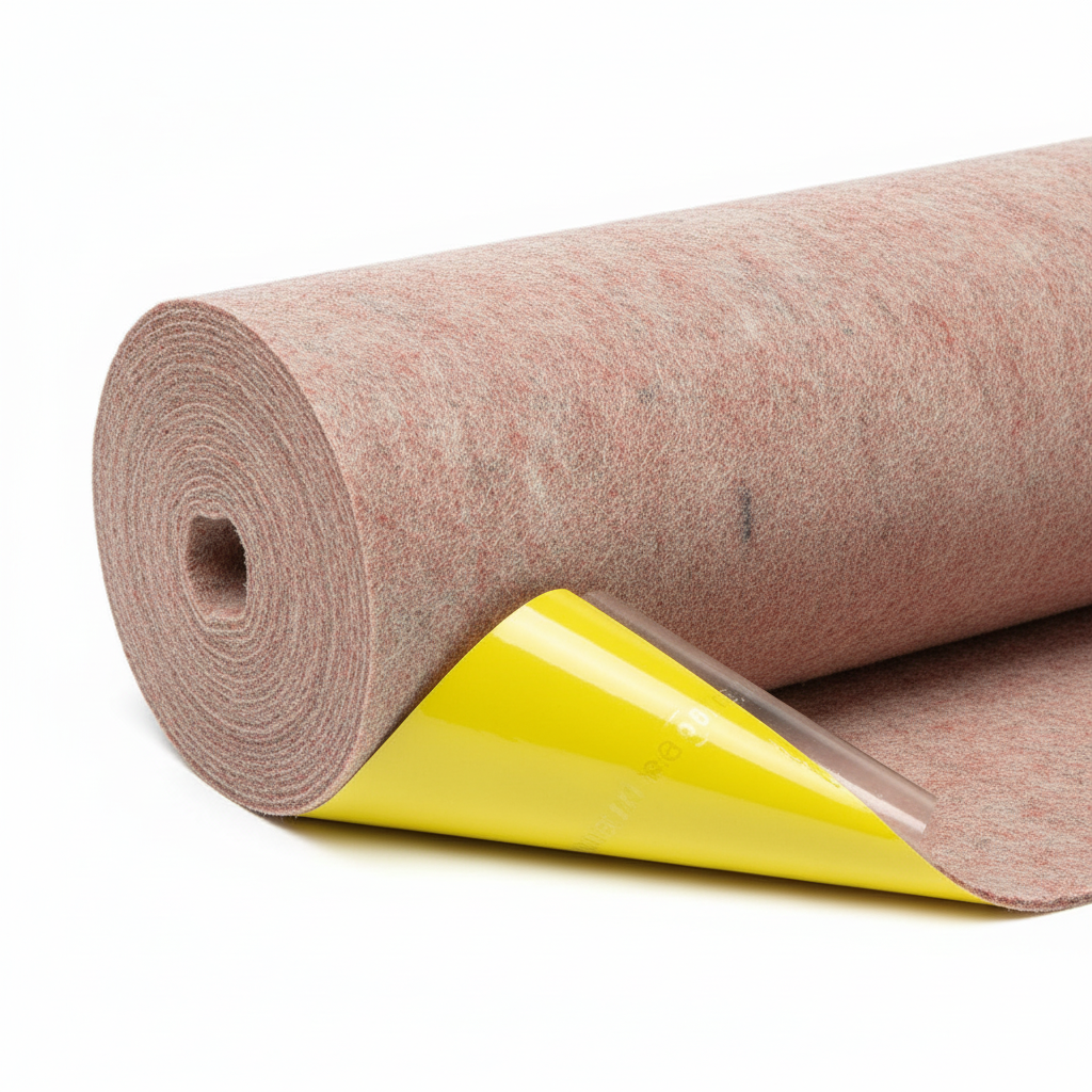 Produktbild 10mm Filz mit gelber Trägerfolie